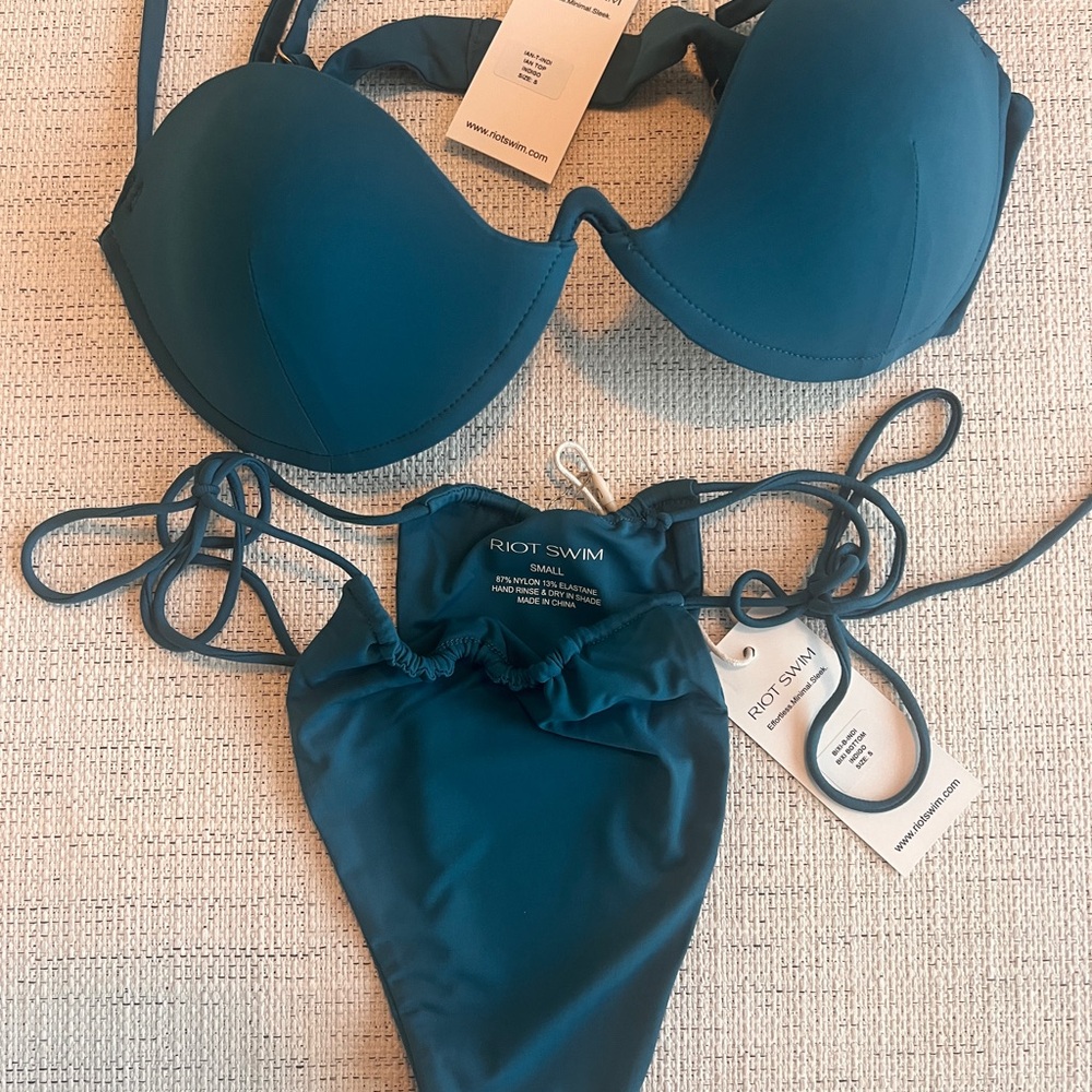 Riot Swim Deep Blue Bikini